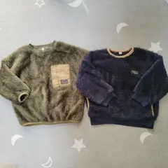 フリース　シャギー　トレーナー　2枚セット　100cm