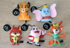 【未使用】ディズニーキーホルダー５点セット