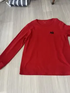 AMERICAN EAGLE レッド ロングスリーブ Tシャツ