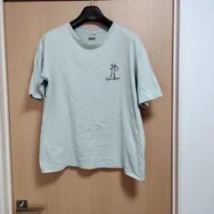 MARVEL　キャプテンアメリカ　 水色 Tシャツ Lサイズのサムネイル