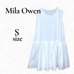 ミラオーウェン 美品 レイヤード 白 ノースリーブチュニック ホワイトのサムネイル