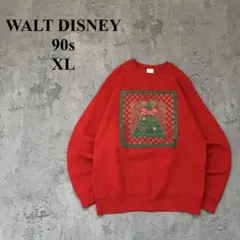 90s【WALT DISNEY】ウォルトディズニー（M相当）プリントスウェット