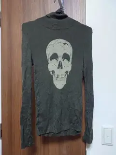 本日限定ヒステリックグラマー スカル ニット タートルネック y２k グランジ