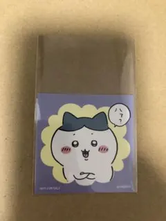 【ちいかわマーケット限定】ハチワレ(うさぎ) ハァ？ ステッカー　ノベルティ