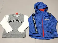 BABYDOLL トレーナー　アウター　まとめ売り　90