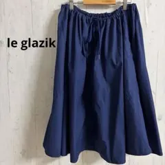le glazik フレアスカート ネイビー 36のサムネイル
