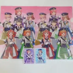 推し旅 五等分の花嫁 中野二乃 中野三玖 クリアファイル カード