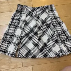 GRL インパン裏地付きツイードチェックミニスカート[tu891]