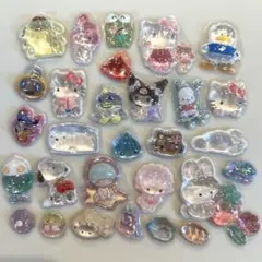 121 ボンボンドロップシール　立体シール　フレークシール　キャラクター