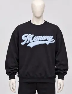 Memory ロゴ スウェット ブラック