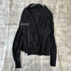 pas de calais パドカレ ジャケット風カーディガン リネンのサムネイル
