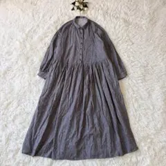 Cotton House Aya コットンハウスアヤ 起毛 チェックロングコート Cotton House Aya コットンハウスアヤ 起毛 チェックロングコート