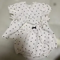 コトリ　cottoli ハート　セットアップ　ブルマ　夏　女の子　80
