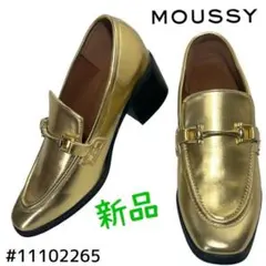 MOUSSY ゴールド ホースビットローファー パンプス　Macroのサムネイル