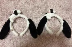 【美品】USJ スヌーピー カチューシャ　2個セット