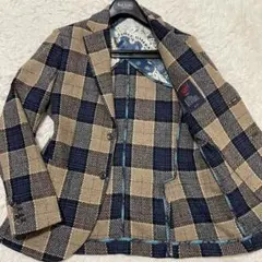 極美品　ボブ/BOB　テーラードジャケット　ネイビー　ボンディング　Lサイズ相当 BOB（ボブ）の「BOB/ボブ/ボンディングジャケット（その他