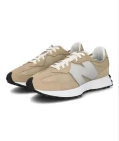【限定商品】New Balance ベージュ×シルバー MS327 24.5cm