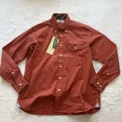新品未使用タグ付き　クロコダイル 長袖シャツ　M オレンジ
