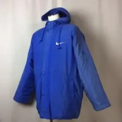 ★used★NIKEナイキ★中綿キルティングフード付きベンチコート★M★