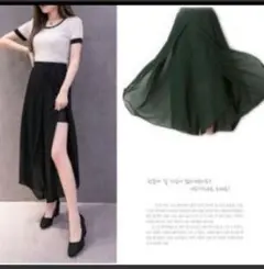 かろやかシフォンパンツ　ガウチョパンツ　ワイドパンツ　フレアパンツ　ダンス　衣装