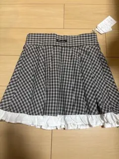 チェック柄 フリル ミニスカートのサムネイル