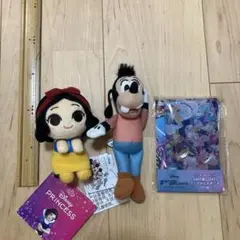 白雪姫とグーフィー ぬいぐるみセット