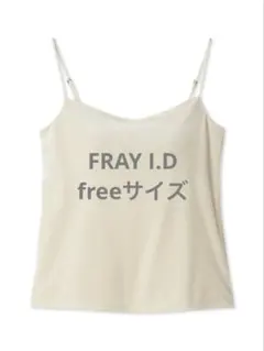FRAY I.Dベロアカップインキャミソール　 アイボリー ショート丈　FREEのサムネイル