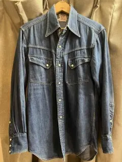 50’s LEVI’S ショートホーン デニムシャツ ダイアゴナル ヴィンテージ