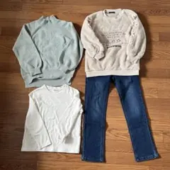 女の子　長袖　デニム　パンツ　130 140 まとめ売り　セット　ユニクロ