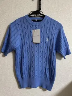 新品 アベイル POLO 半袖 ニット （U.S.POLO ASSN.)