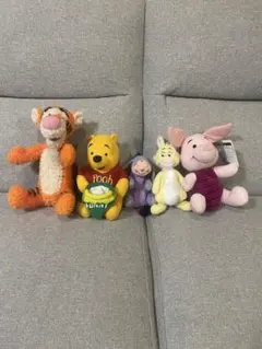 ディズニー くまのプーさん ぬいぐるみ 5点セット