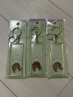 セリア　オリジナルフォトインキーホルダー　銀テープサイズ