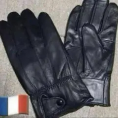 フランス直輸入、本羊革ビンテージ　フランス空軍用革手袋　新品 8000円の品