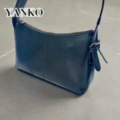 YANKO レザー ワンショルダー バッグ 本革 シンプル　上品
