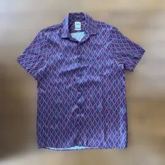 【タグ付き】新品未使用ZARA 総柄 半袖シャツ レギュラーフィット Mサイズのサムネイル