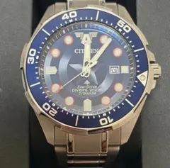 美品 シチズン プロマスターBN0260-54L ネイビー色 サファイアガラス