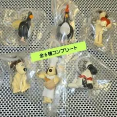 ウォレスとグルミット めじるしアクセサリー 全6種コンプセット