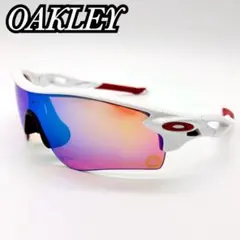 OAKLEY RADARLOCK サングラス ホワイト レッド スポーツ