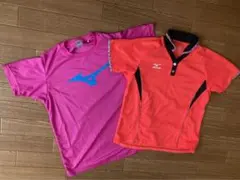 ミズノ　ゲームシャツ、ドライTシャツ2枚セット