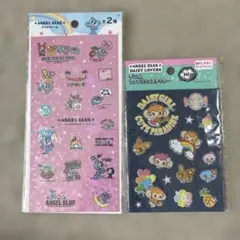 ANGEL BLUE キラキラシール デニムファブリックステッカーのサムネイル