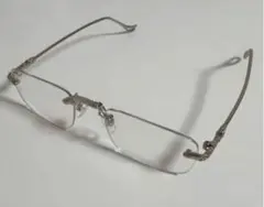 ぷ*ぷ様 メタルフレーム 長方形　メガネ　フレームレス