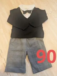 子どもフォーマルスーツ 男の子90cm 3点セット 入園式 結婚式 卒園式