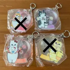 ガチャ　mofusand×サンリオキャラクターズ アクリルプレートキーホルダー
