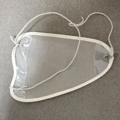 弓道　胸当て　ホワイト　メッシュ