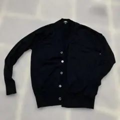 UNIQLO 黒 メリノウールカーディガン S【美品】