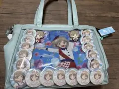 カラフルピーチ るなさん 缶バッジ キーホルダーWEGOホワイト痛バ