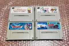 【SFCソフト4本セット・任天堂・ファミコン】wat