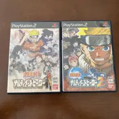 PS2ソフト　NARUTO: ナルト ナルティメットヒーロー1&2 セット