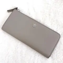 トリーバーチ　L字　ファスナー　長財布 グレージュ カードポケット付き　極美品