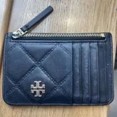 Tory Burch ミニ財布 コインケース カードケース ブラック レザー